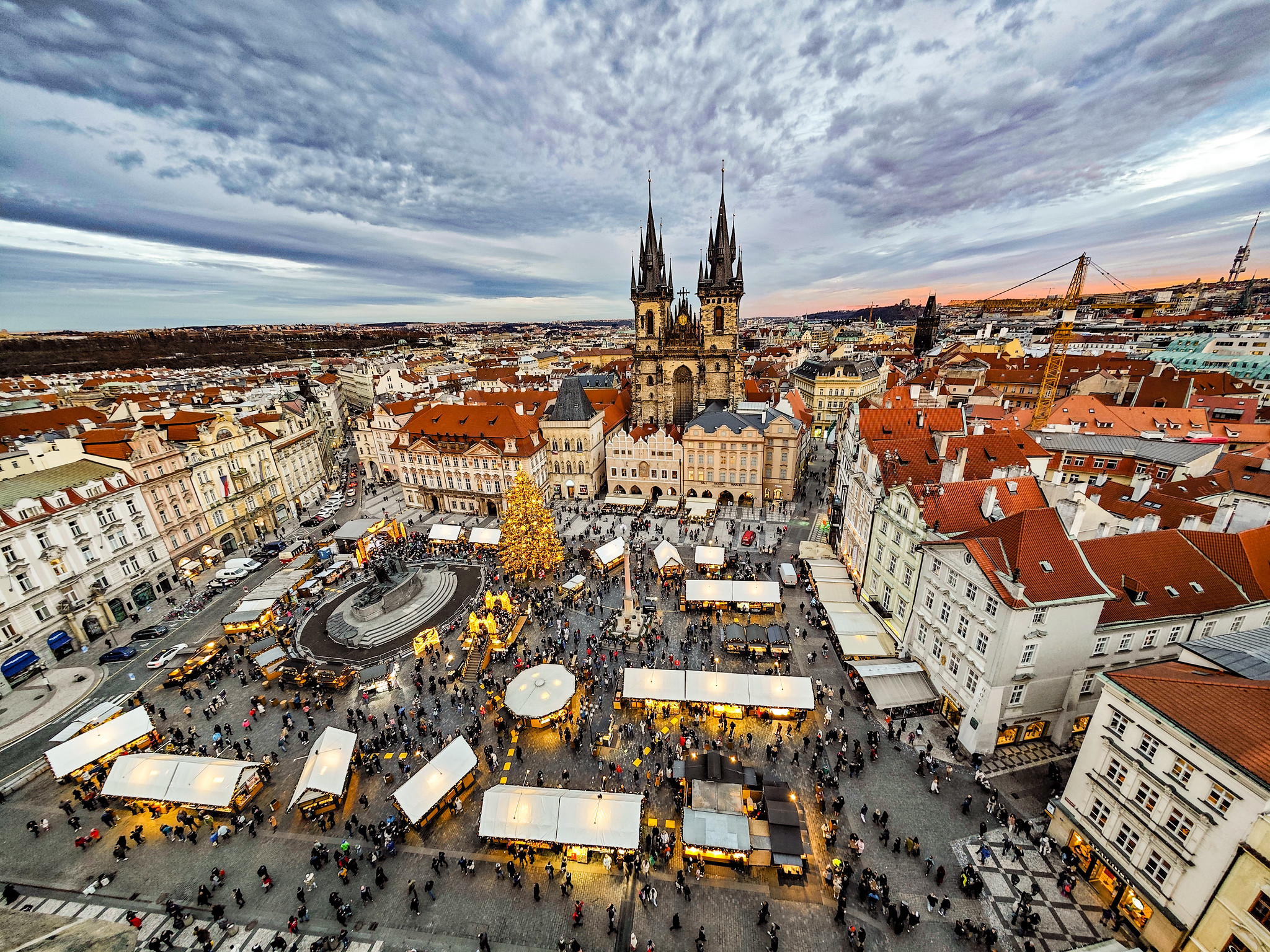 Dan Perez Old Town Square Christmas Market Prague Czech Republic