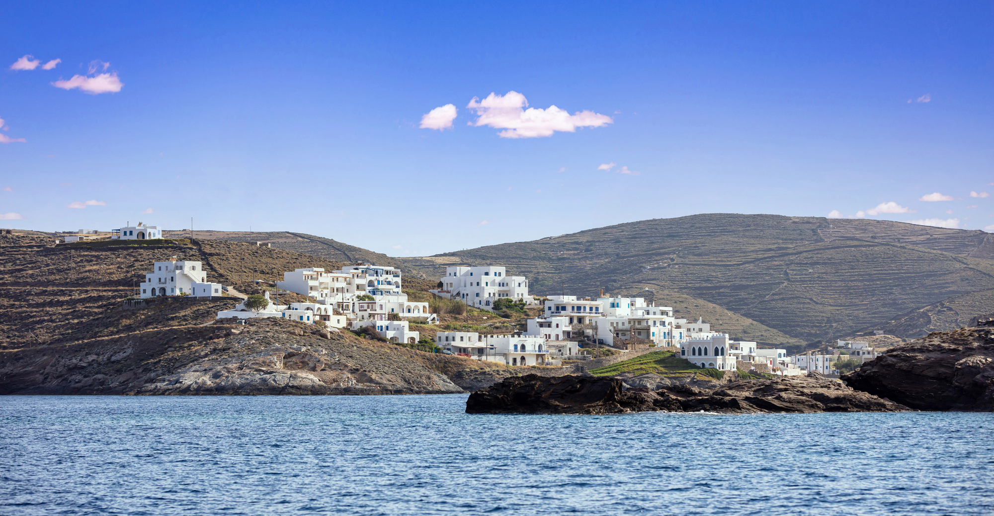18 Coastal Villages in Greece's Cyclades With Idyllic White-Washed Houses 14 Depositphotos 567955054 L